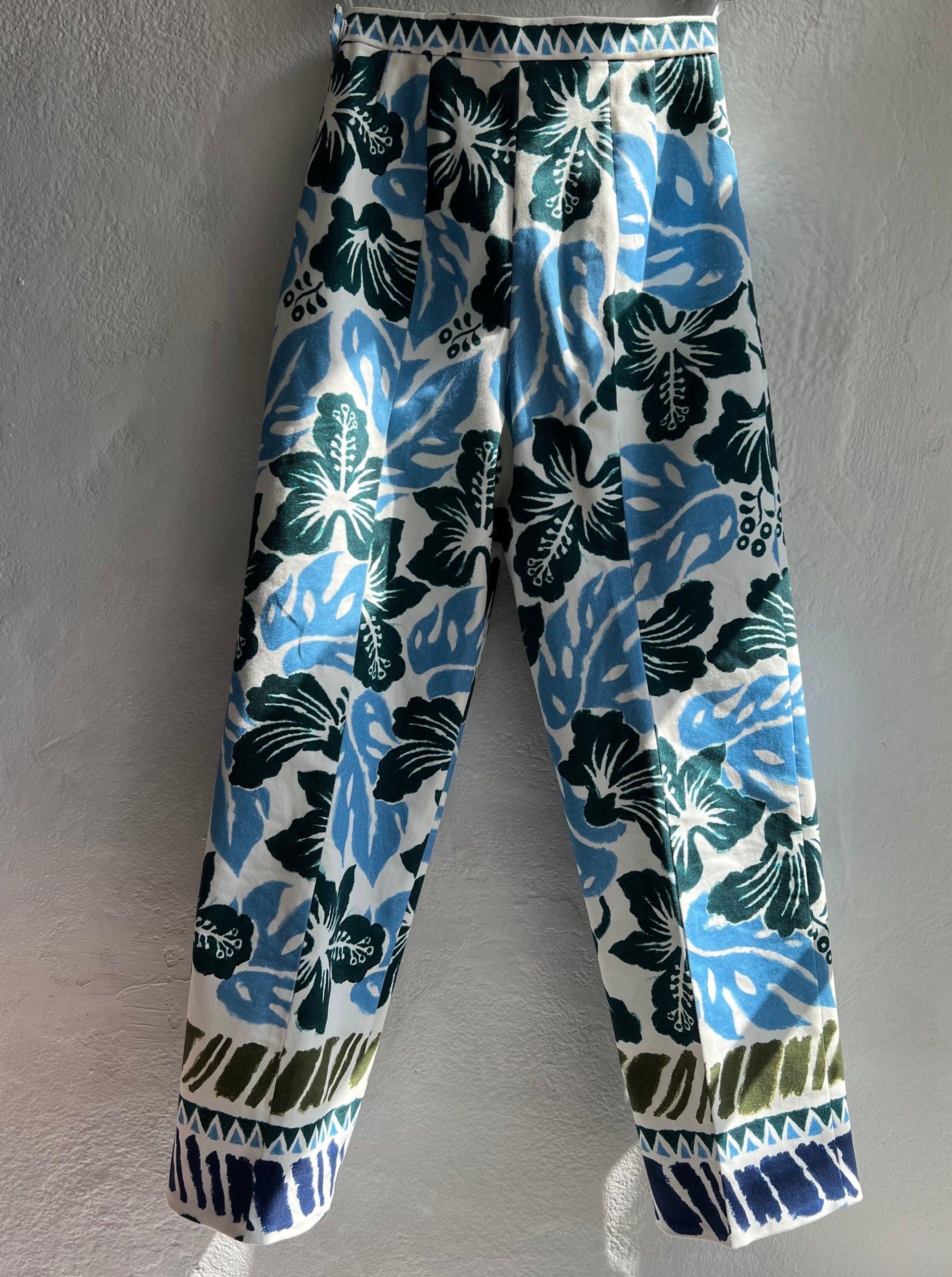 Prada Hawaiian Print Trousers