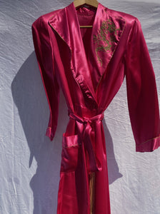 Vintage Embroidered Robe Gown